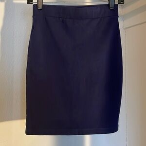 Forever 21 Navy Blue Pencil Skirt - Size S